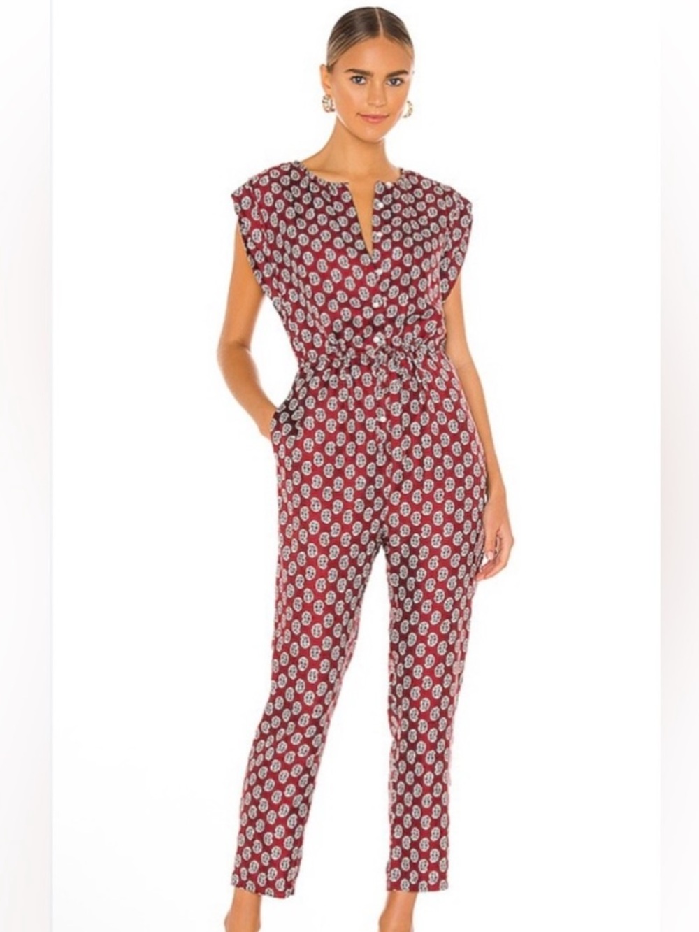 Joie Noleen 100% Silk Jumpsuit